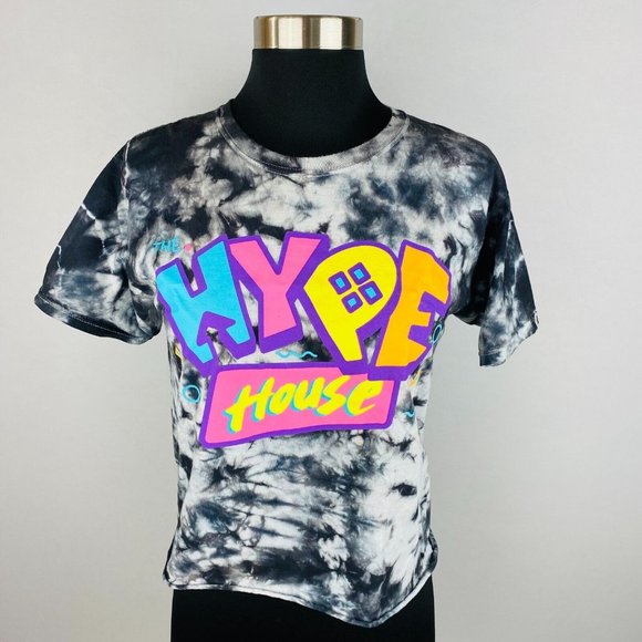 The Hype House Tik Toc Teenage Influencers Mansion Moorpark CA Crop T-Shirt XS - Picture 2 of 10